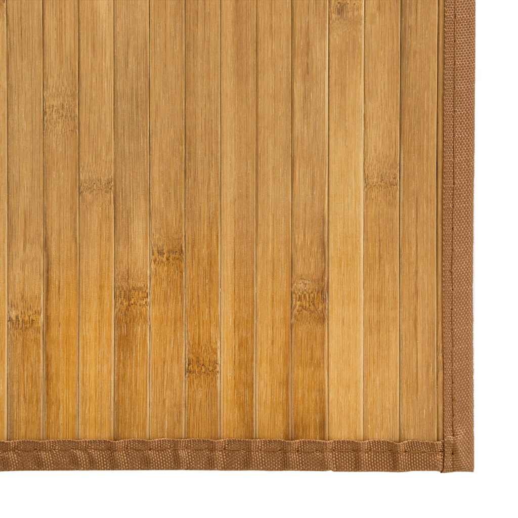 Tepih Kvadratni Prirodni 100x100 cm Bambus