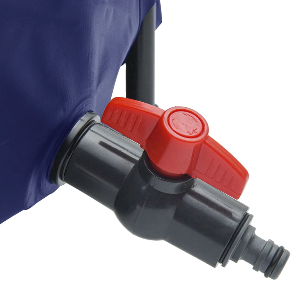 Spremnik za vodu sa slavinom sklopivi 500 L PVC Plava