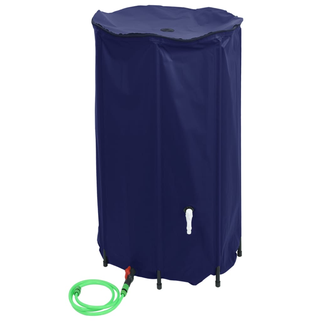 Spremnik za vodu sa slavinom sklopivi 100 L PVC Plava