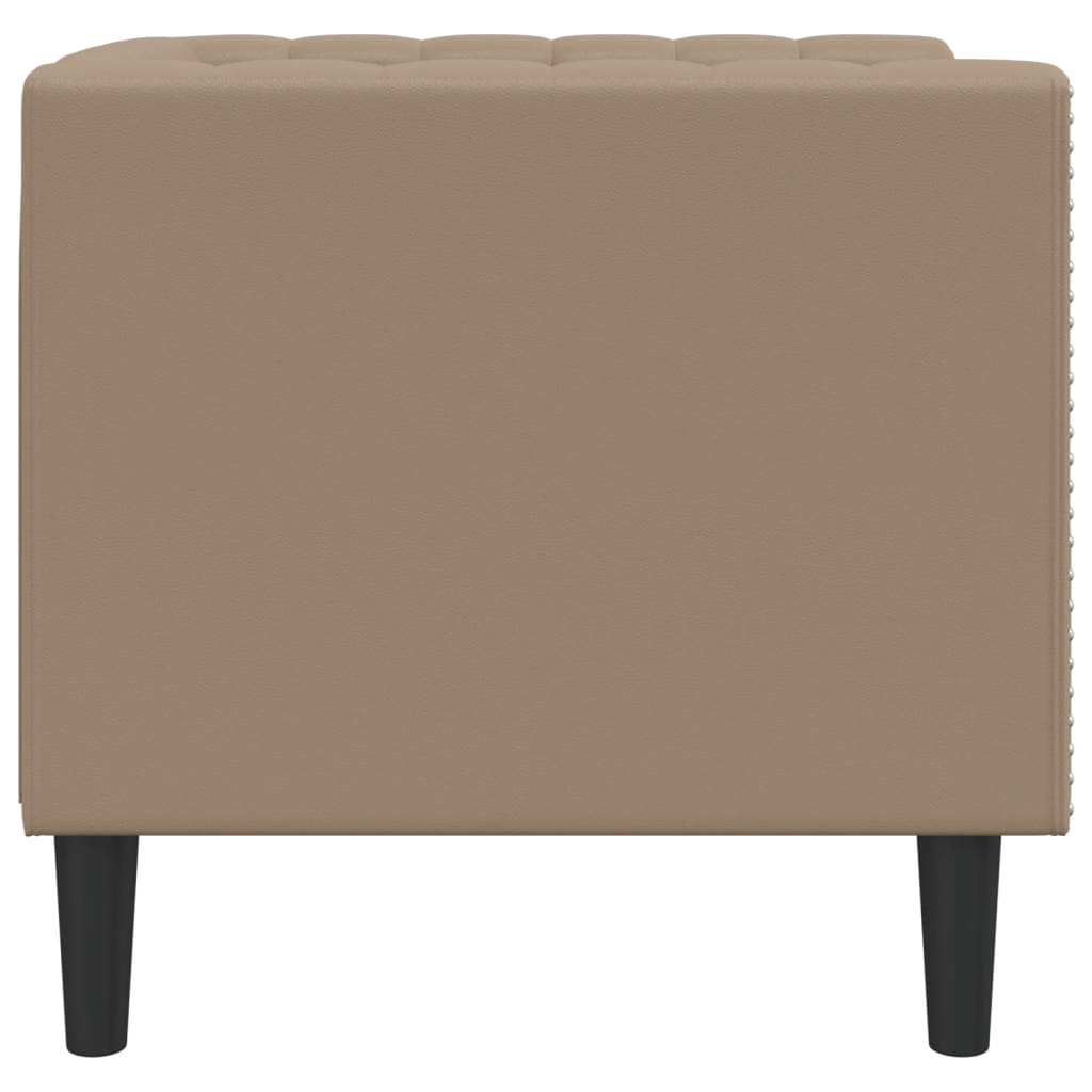 Chesterfield sofa fotelja cappuccino umjetna koža