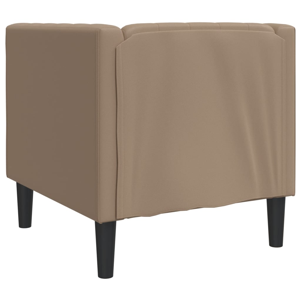 Chesterfield sofa fotelja cappuccino umjetna koža