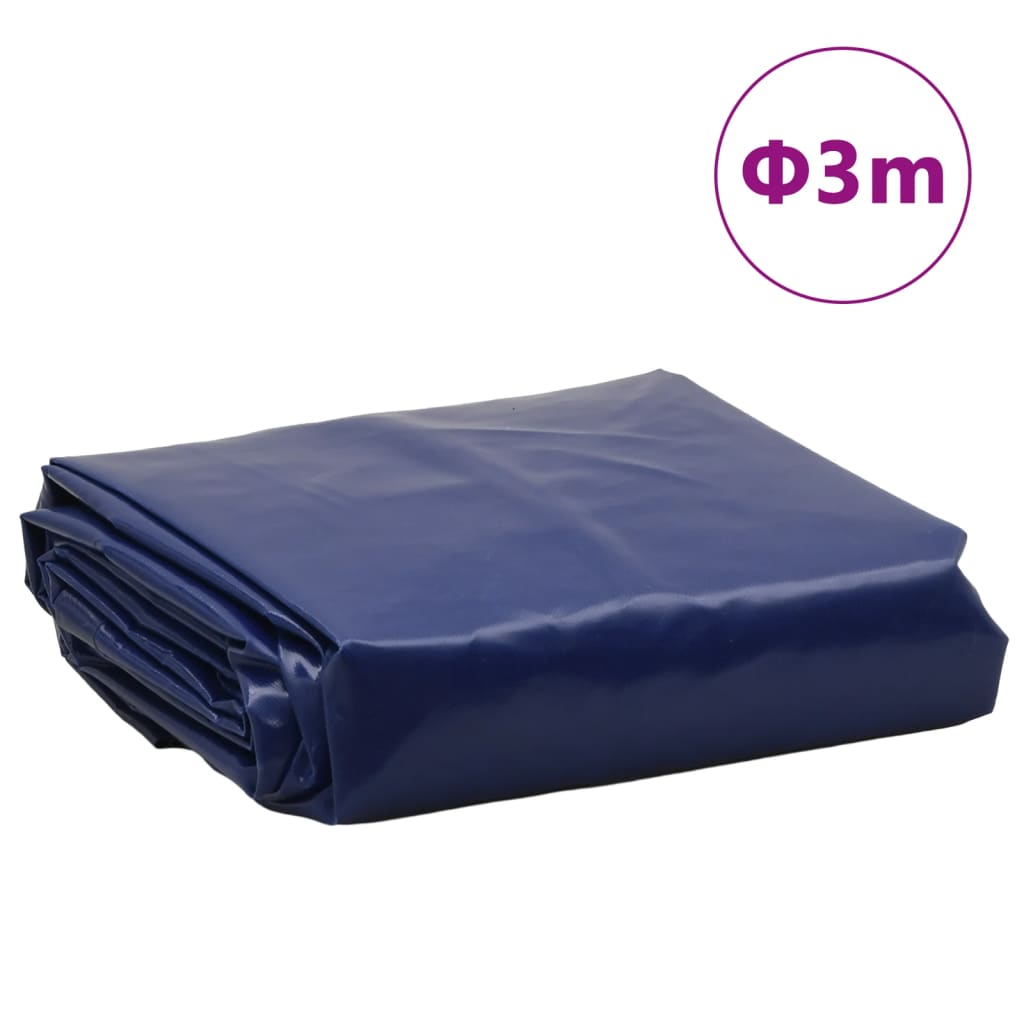 Cerada plava Ø 3 m 650 g/m²