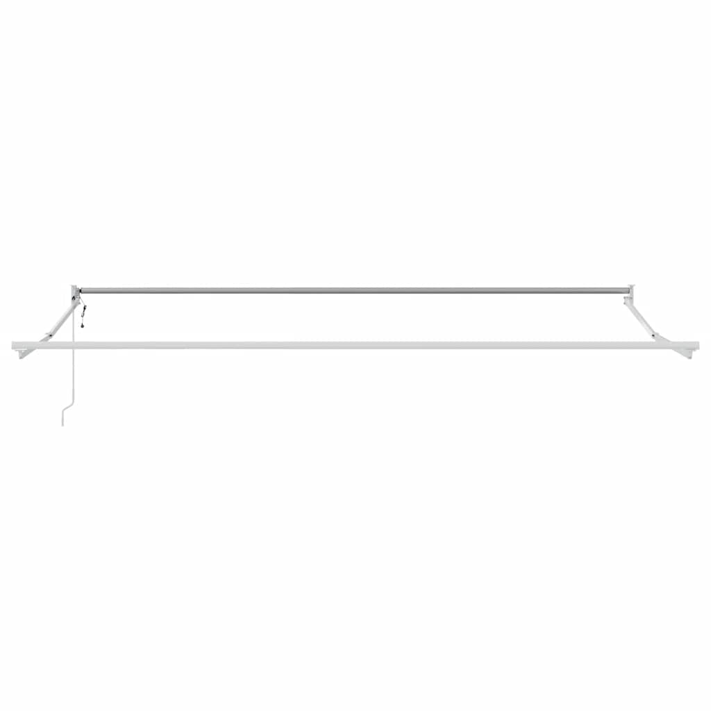 Uvlačiva tenda antracit i bijela 5x3 m tkanina i aluminij