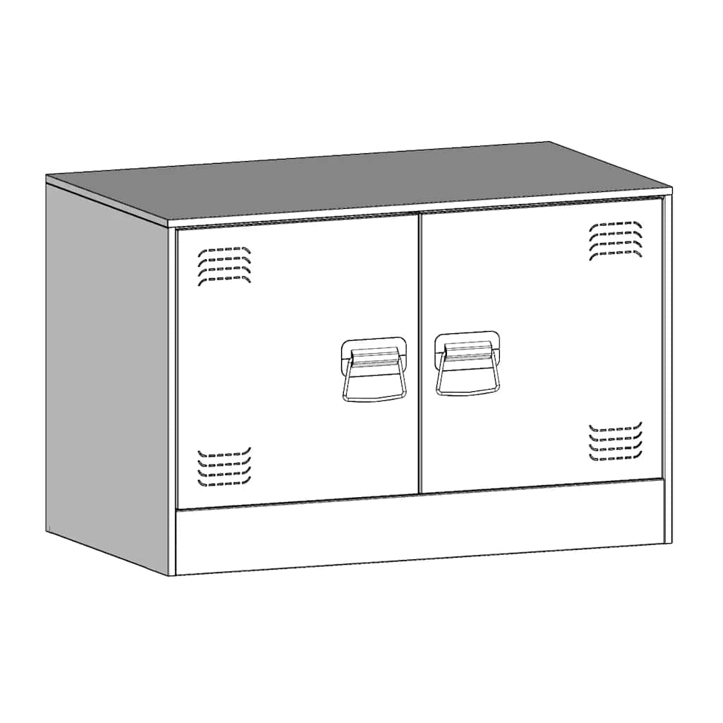 TV ormarići 2 kom bijeli 67 x 39 x 44 cm čelični Bijela