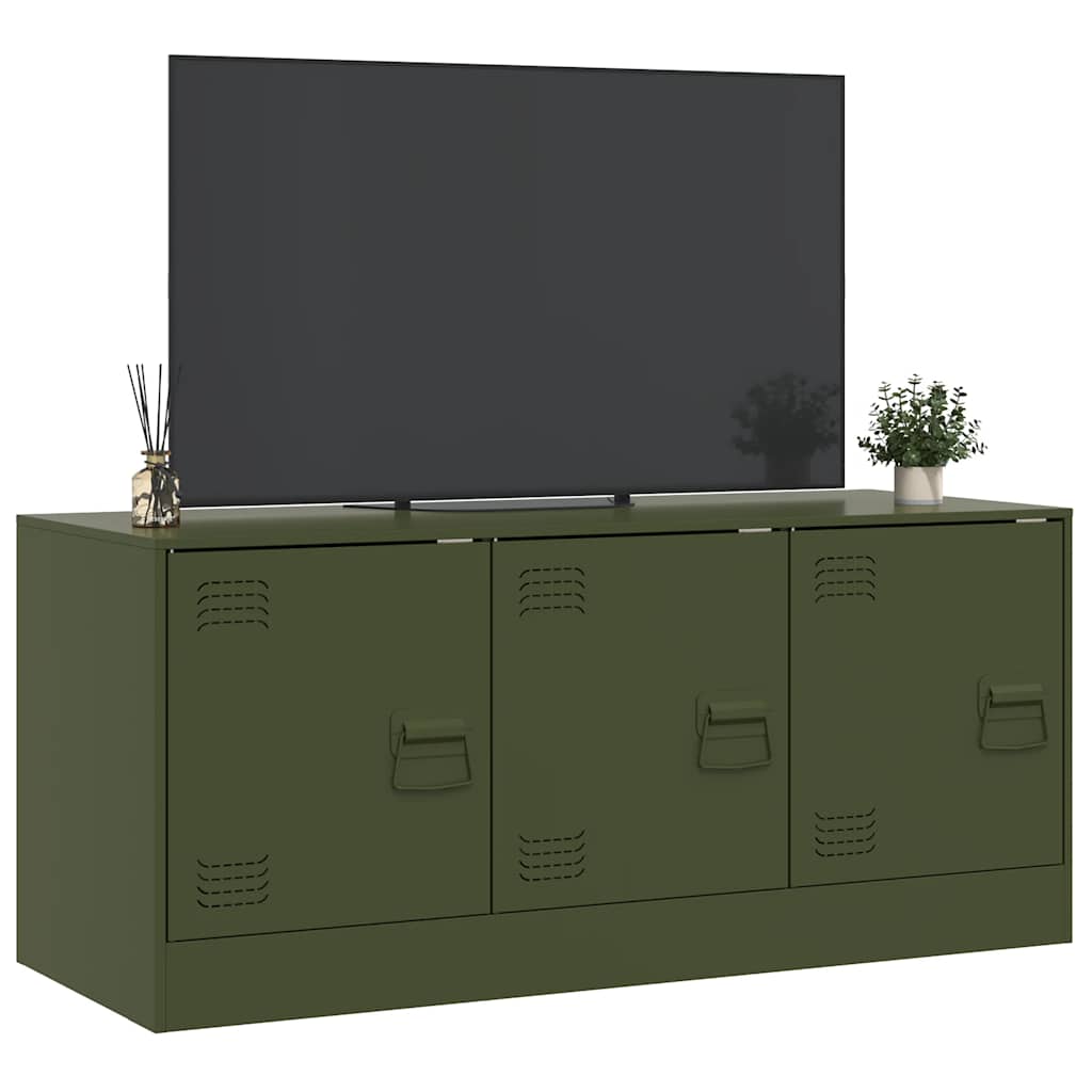 TV ormarić maslinasti 99 x 39 x 44 cm čelični
