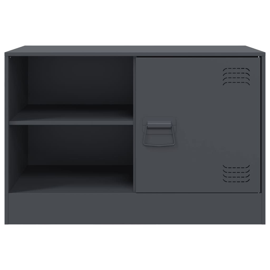 TV ormarić antracit 67 x 39 x 44 cm čelični Antracitno siva