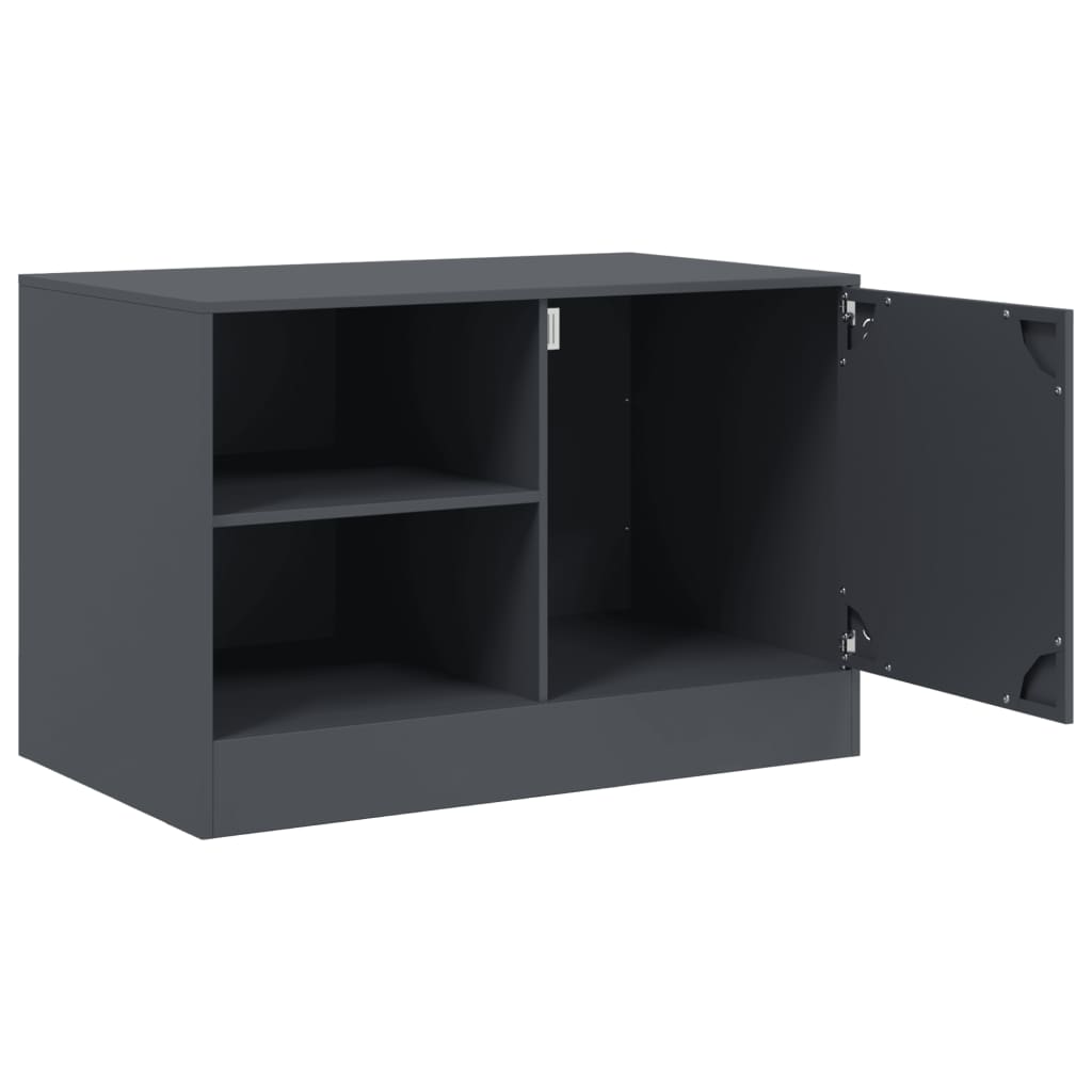TV ormarić antracit 67 x 39 x 44 cm čelični Antracitno siva