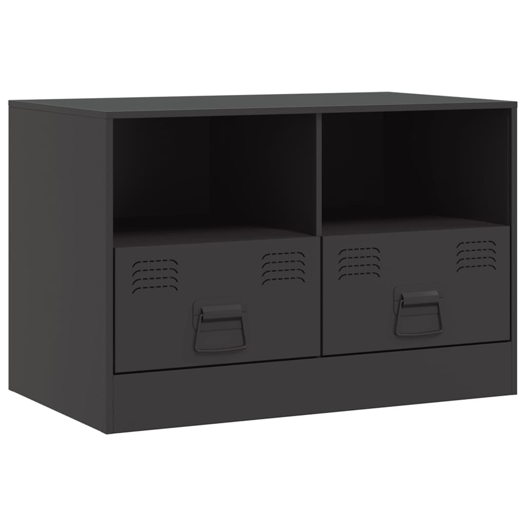 TV ormarić crni 67 x 39 x 44 cm čelični
