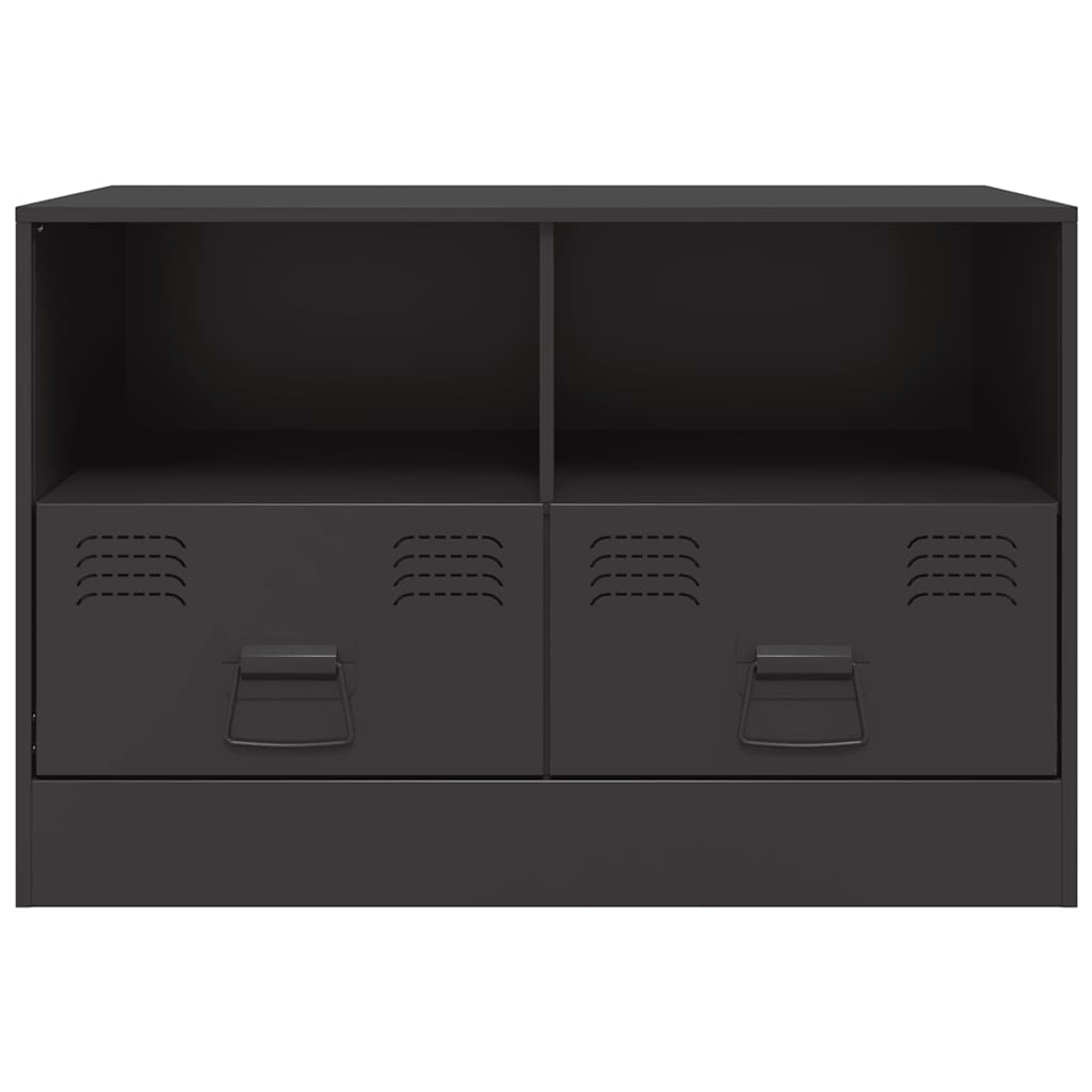 TV ormarić crni 67 x 39 x 44 cm čelični