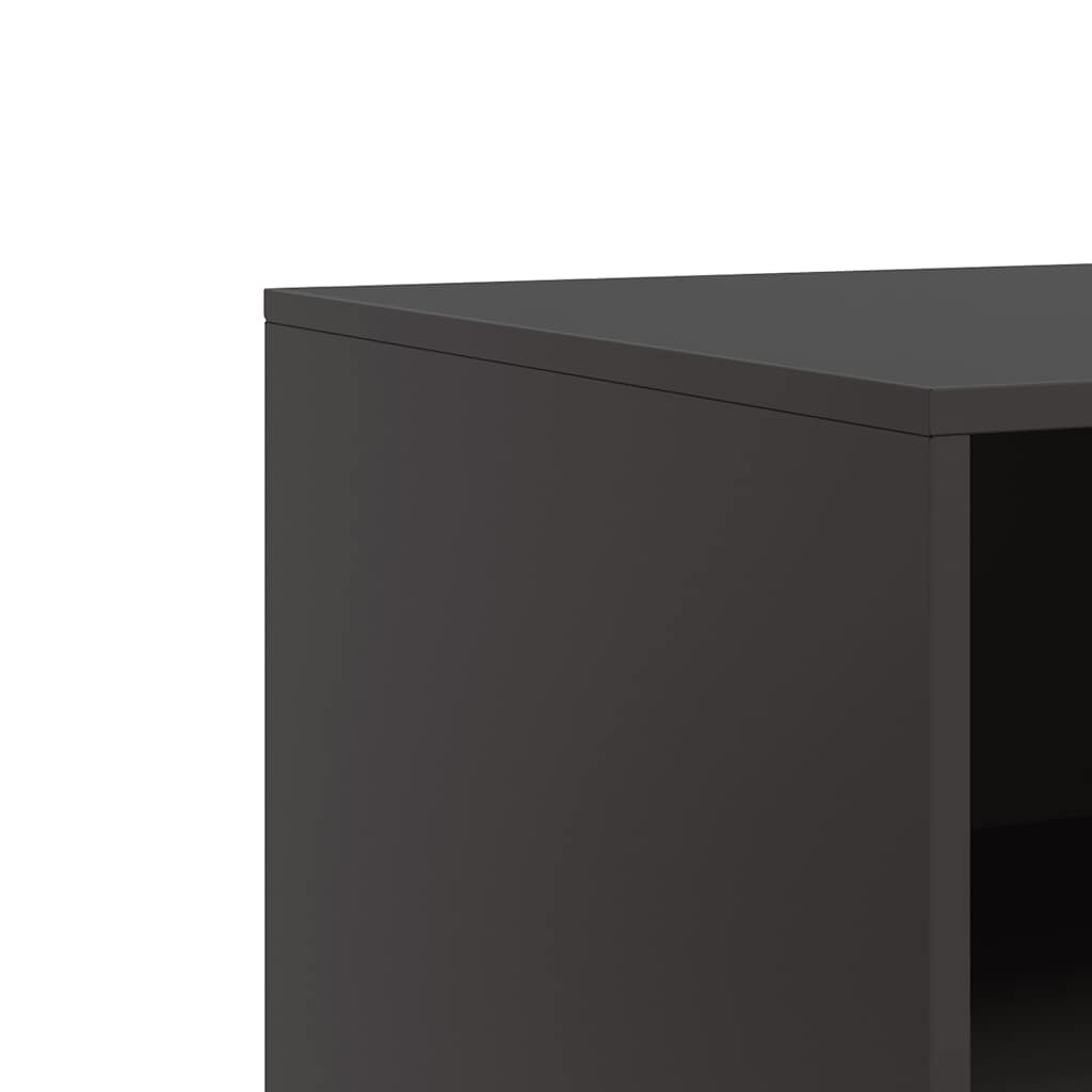 TV ormarić crni 67 x 39 x 44 cm čelični