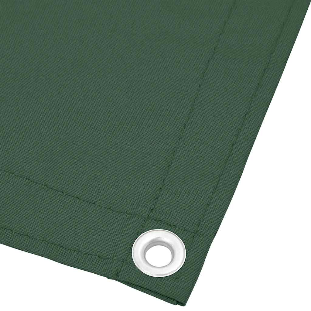 Balkonski zaslon tamnozeleni 90x800 cm 100 % poliester Oxford
