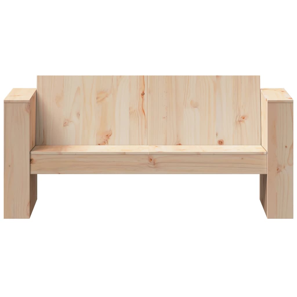 Vrtni dvosjed 134 x 60 x 62 cm od masivne borovine