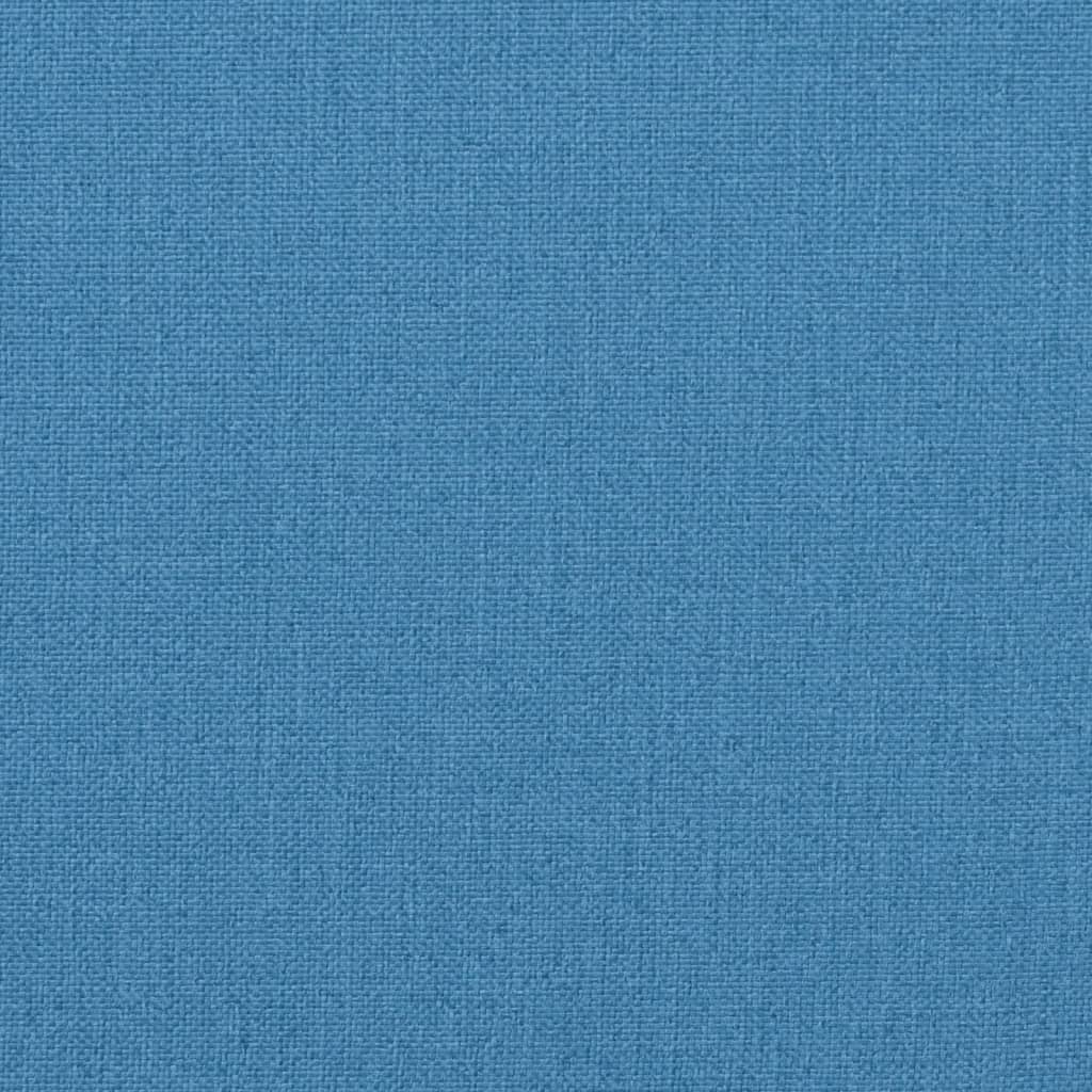 Jastuci za stolice 2 kom prošarano plavi 120x50x7 cm od tkanine