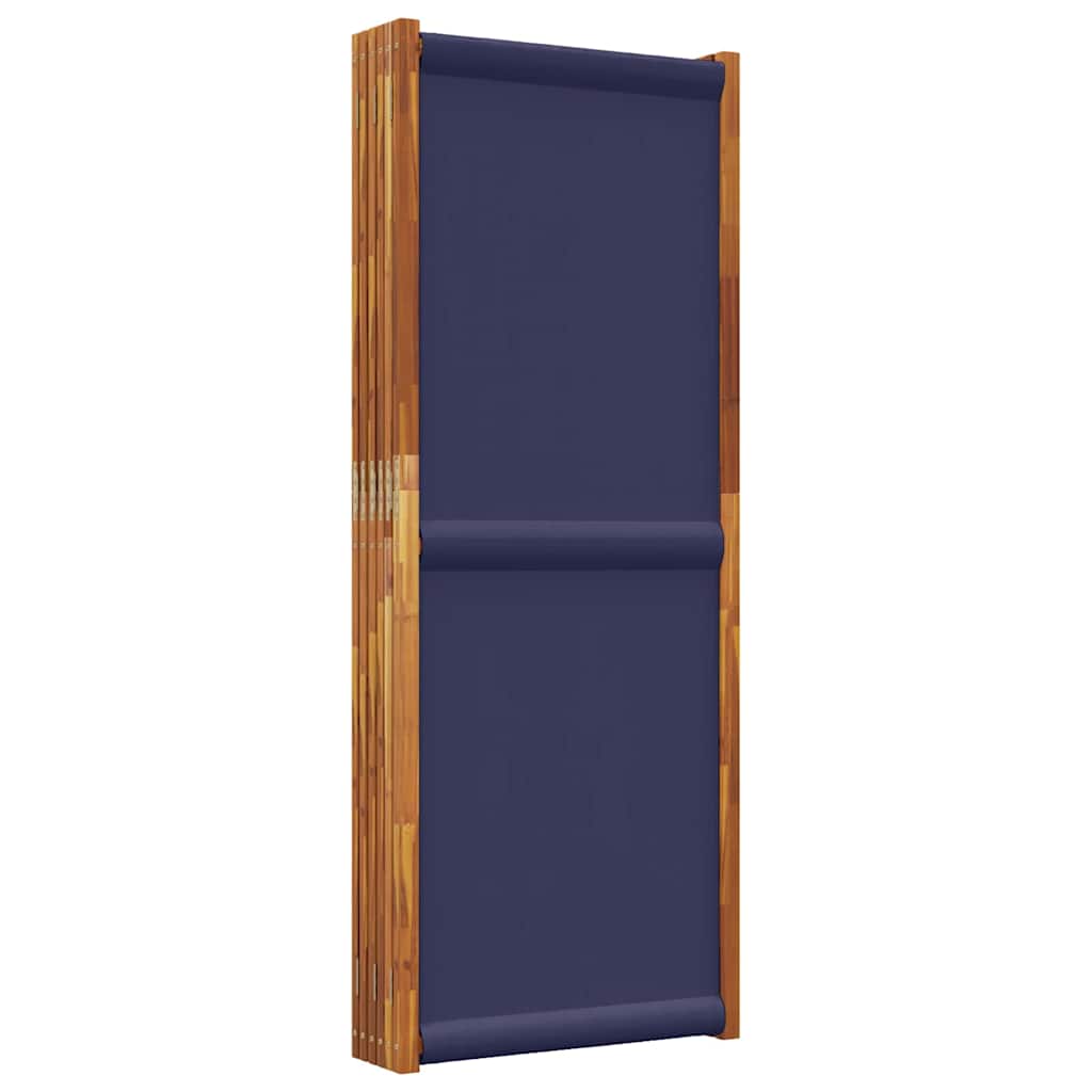 Sobna pregrada s 6 panela tamnoplava 420x180 cm