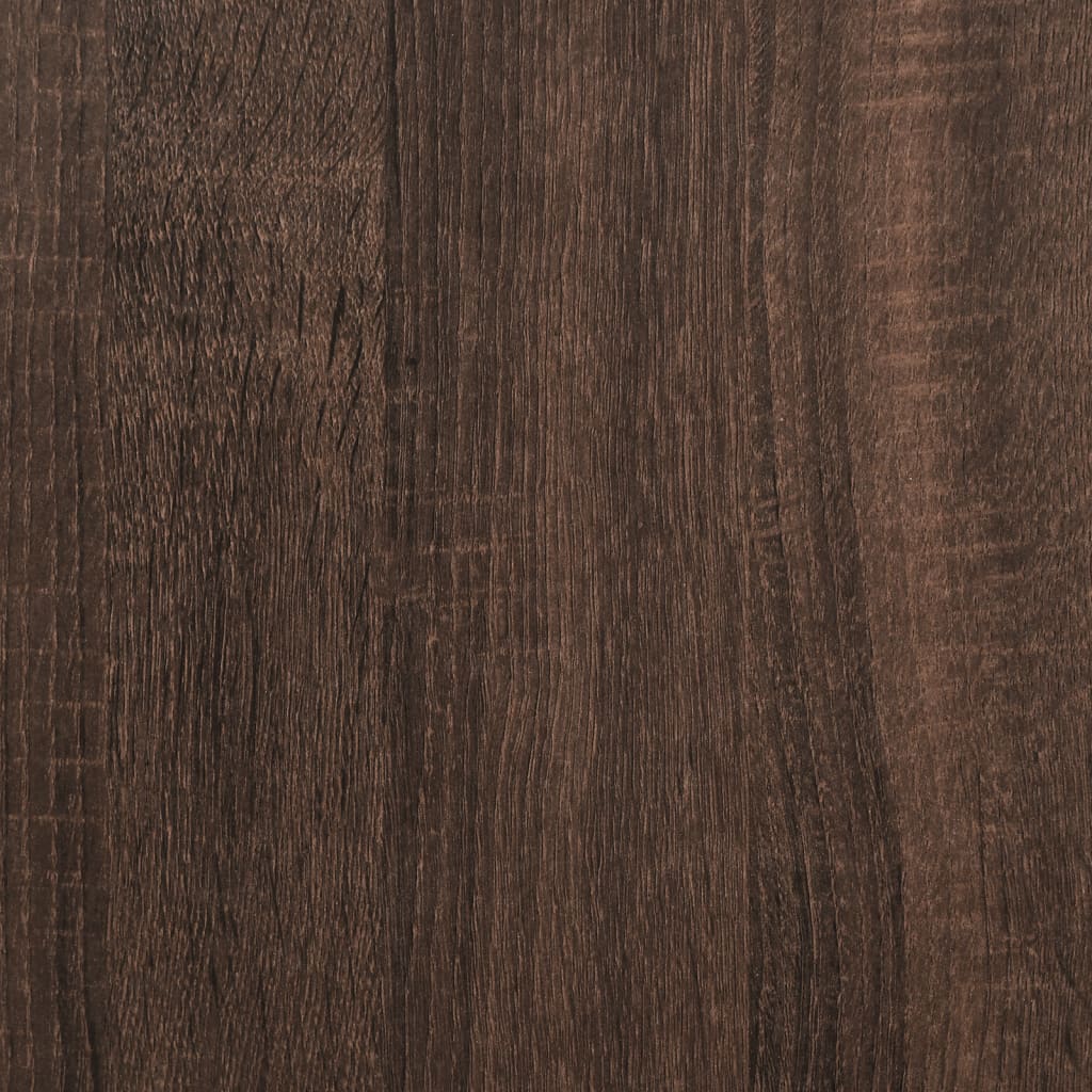 Stolić za kavu s LED svjetlima smeđa boja hrasta 90x50x40 cm