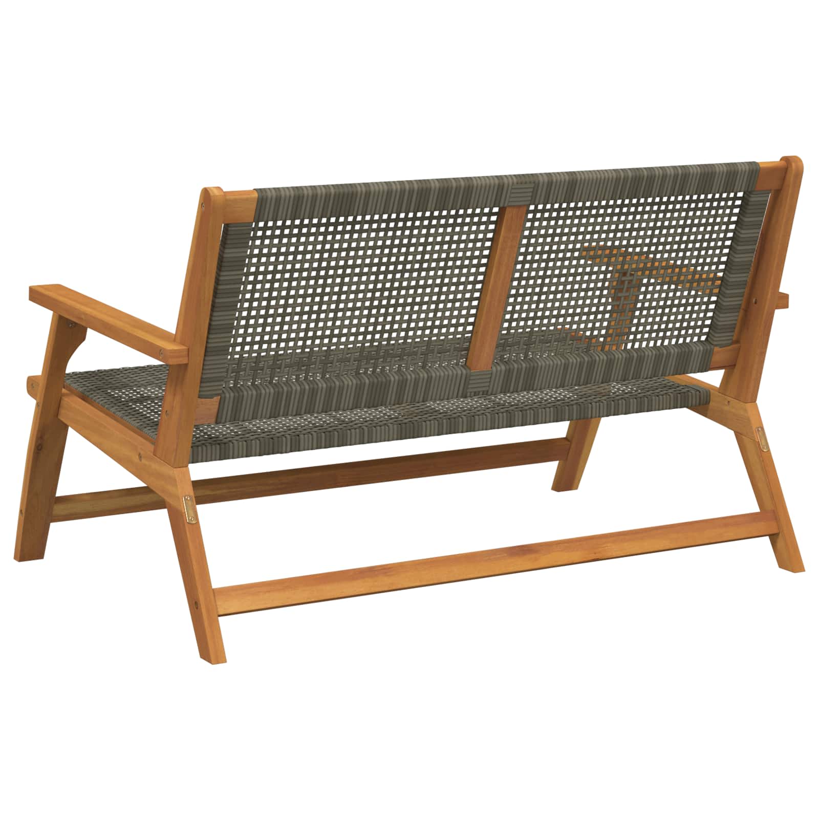 Vrtni namještaj Siva 122 x 78 x 73 cm Čvrsto drvo akacije