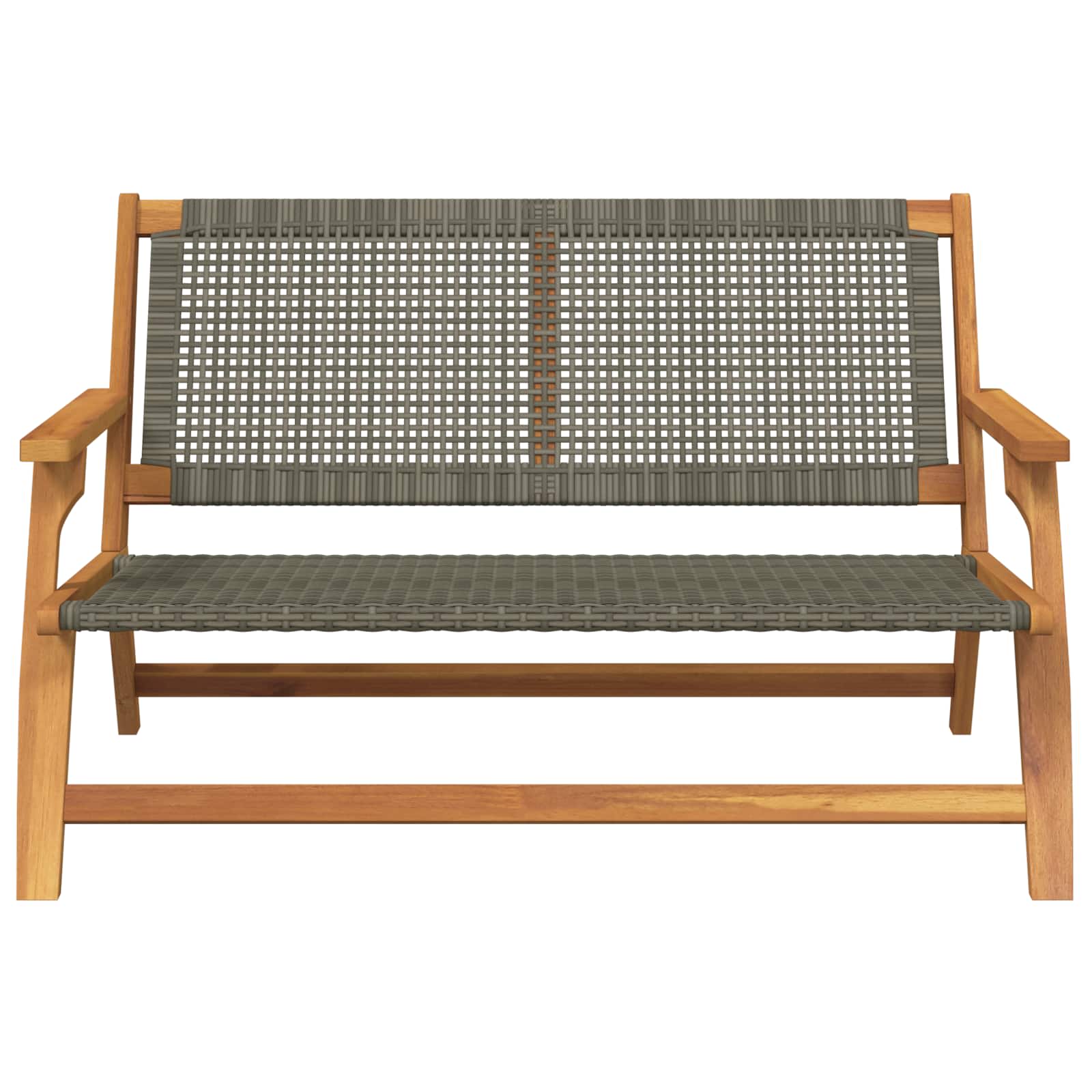 Vrtni namještaj Siva 122 x 78 x 73 cm Čvrsto drvo akacije