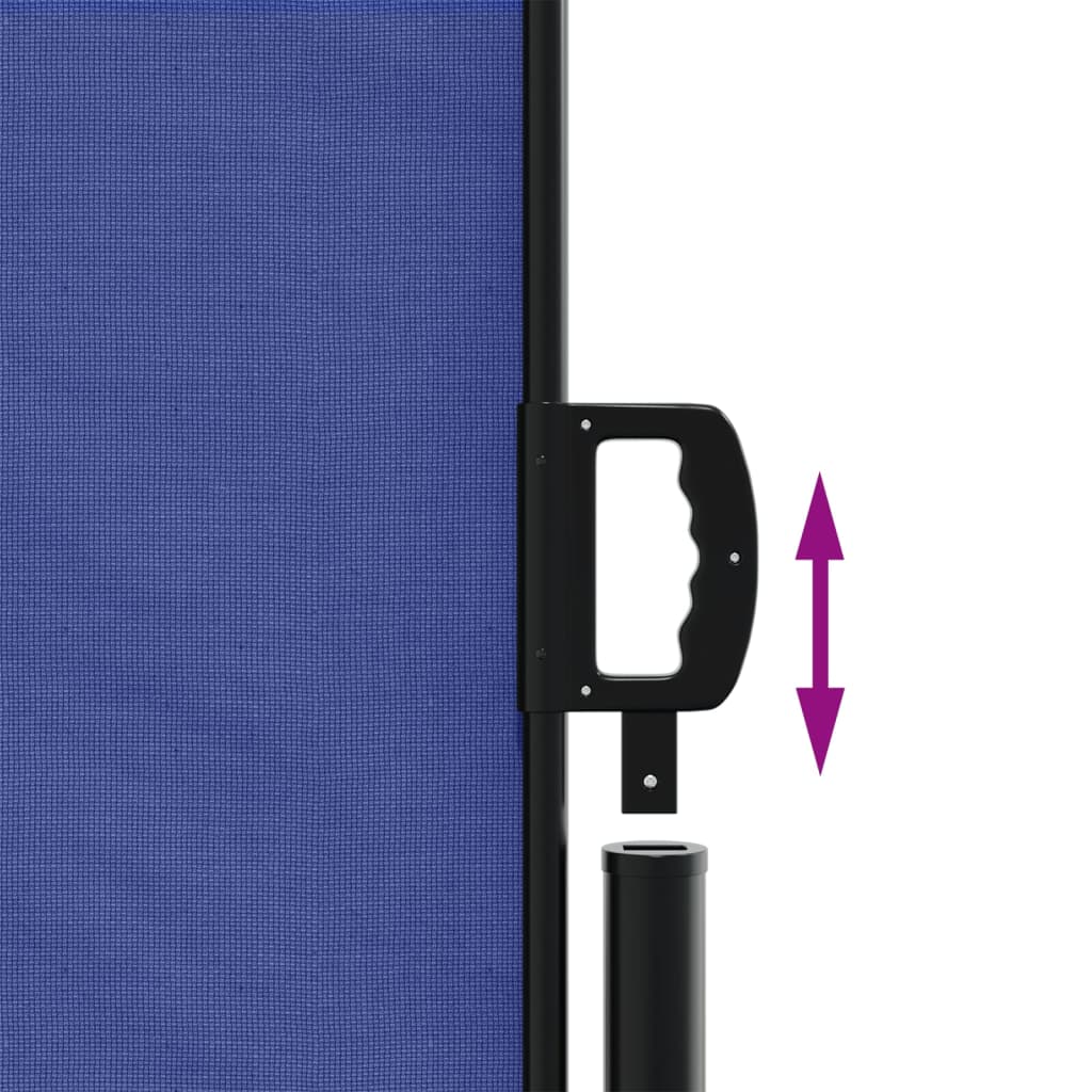Bočna tenda na uvlačenje plava 140 x 500 cm