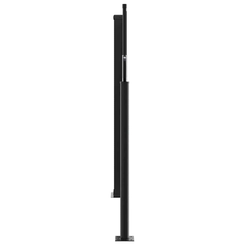 Uvlačiva bočna tenda 120 x 600 cm crvena