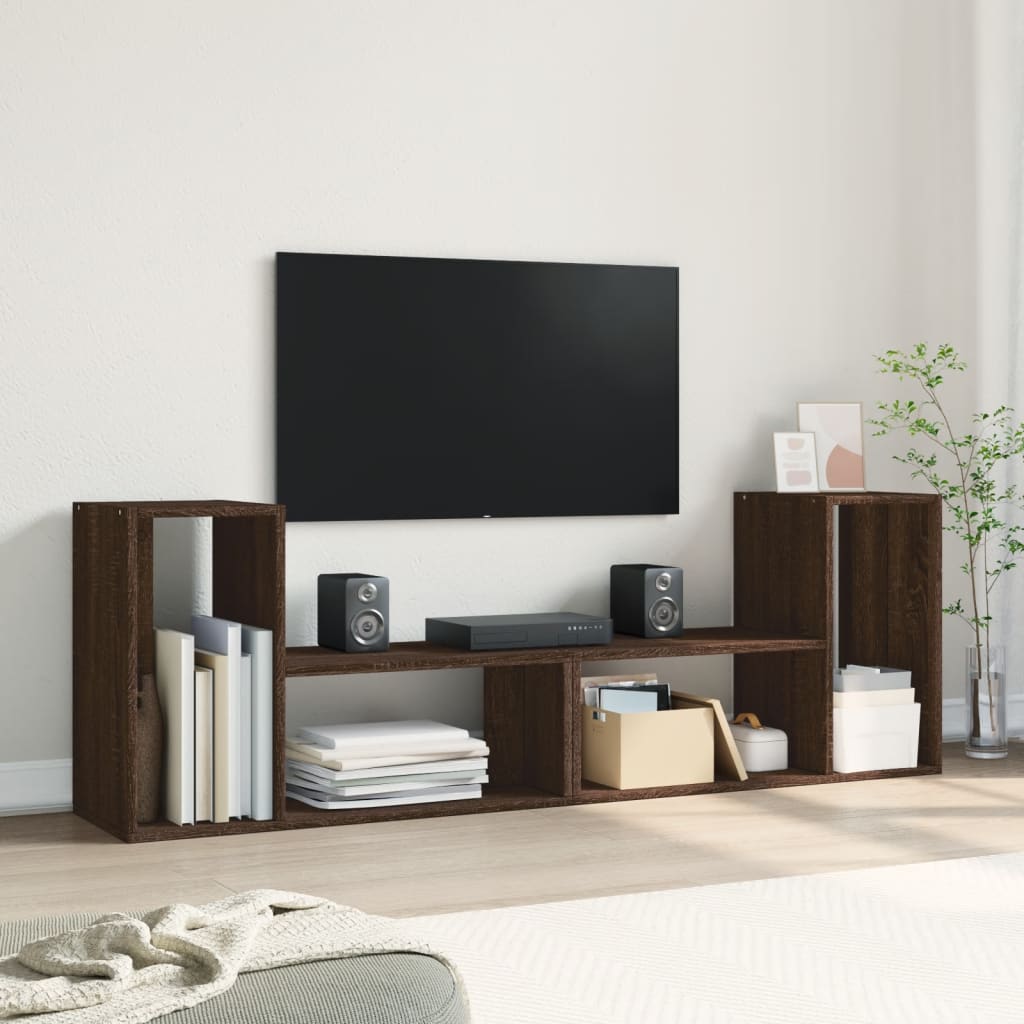TV ormarići 2 kom boja hrasta 75x30x50 cm konstruirano drvo