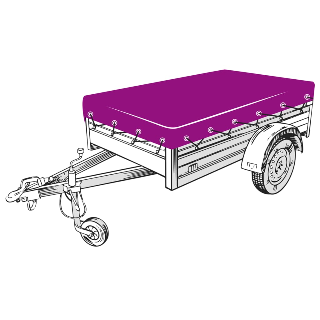 Mreža za prikolicu zelena 1,5x2,2 m HDPE