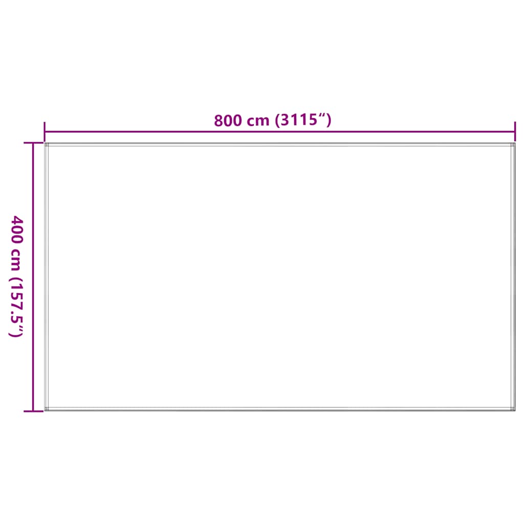 Tepih za šator pijesak 400x800 cm HDPE