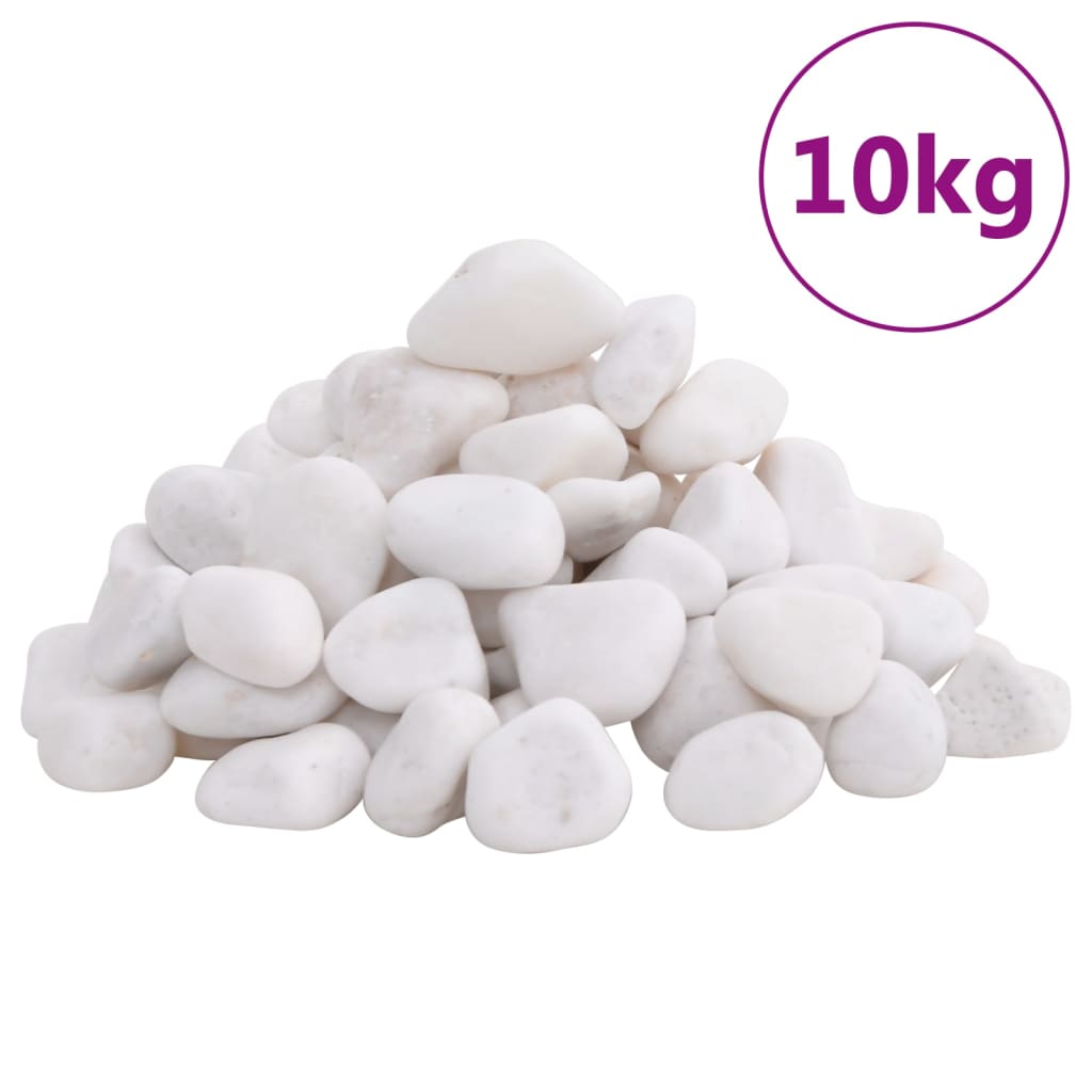 Polirani kamenčići 10 kg bijeli 2 - 5 cm