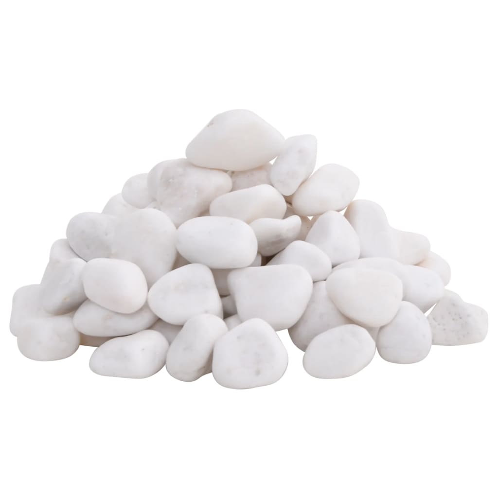 Polirani kamenčići 10 kg bijeli 2 - 5 cm