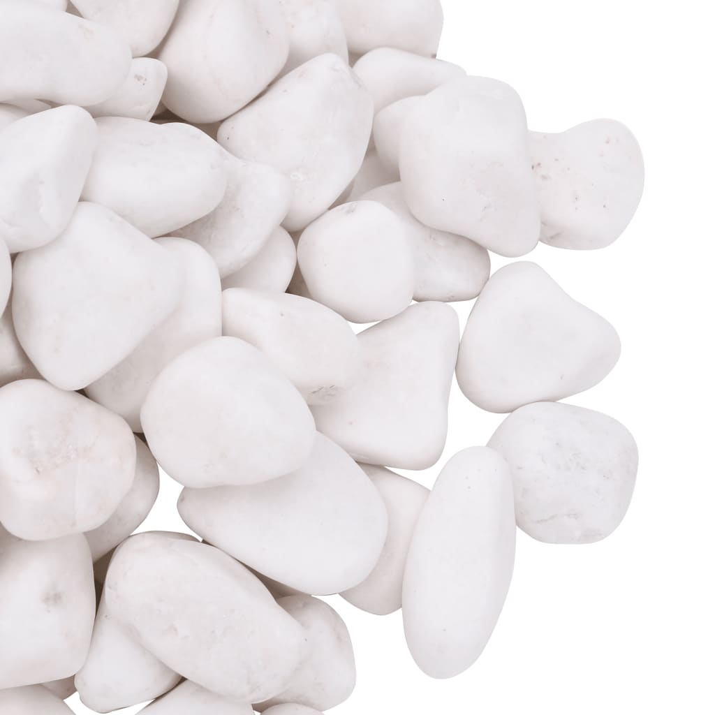 Polirani kamenčići 10 kg bijeli 2 - 5 cm
