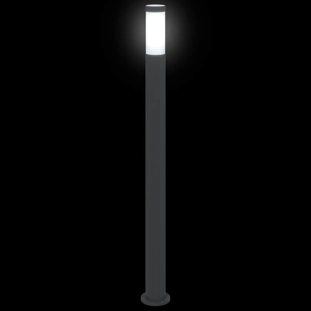 Stupić za zidne lampe 3 kom 110 cm od nehrđajućeg čelika IP44