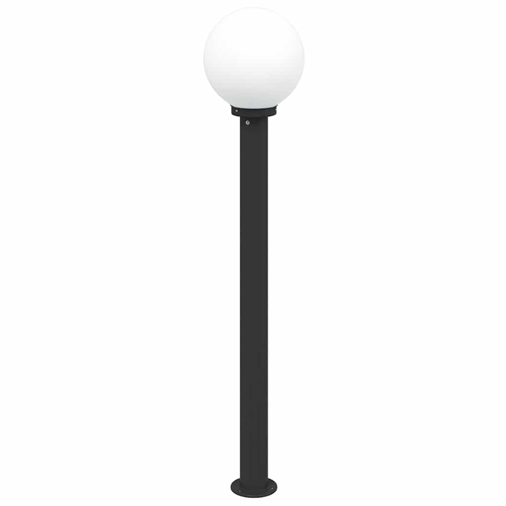 Stupić za zidne svjetiljke 3 kom 120 cm crne IP44
