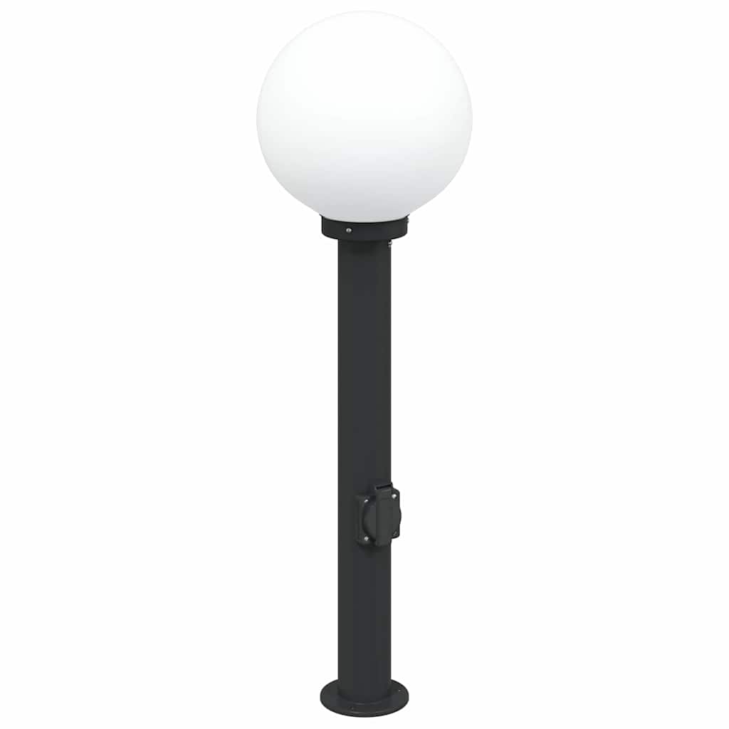 Stupić s utičnicom 3 kom 80 cm crne IP44