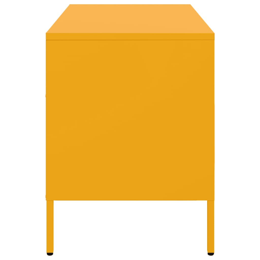 TV ormarić boja senfa 68 x 39 x 50,5 cm čelični