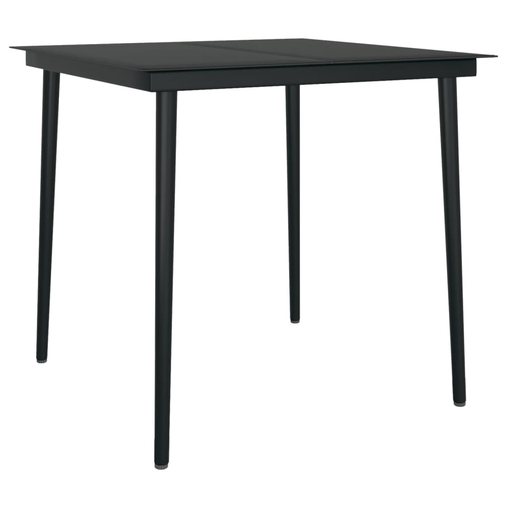3-dijelni vrtni blagovaonski set sivi od poliratana Siva 80 x 80 x 74 cm