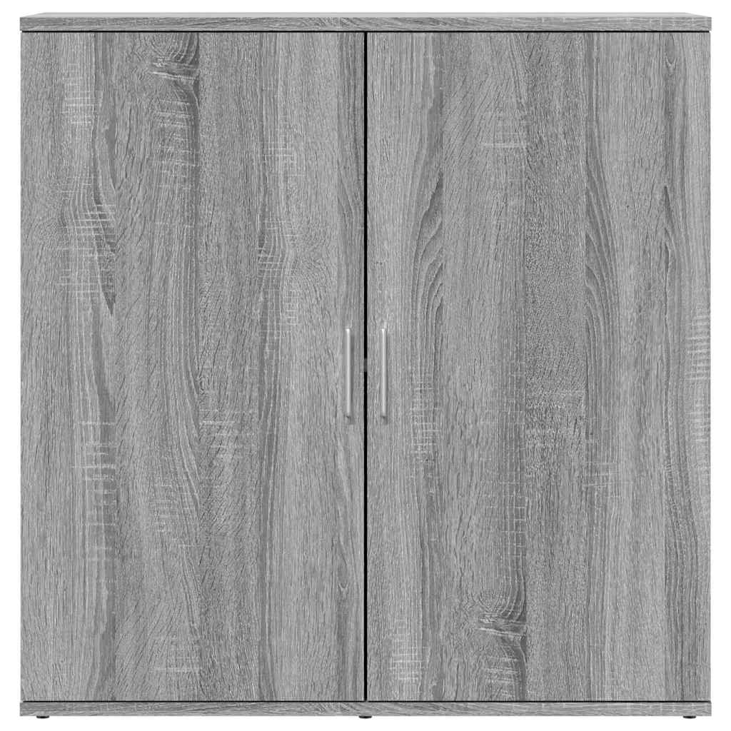 Komoda 2 kom boja hrasta sonome 79x38x80 cm konstruiranog drva Siva