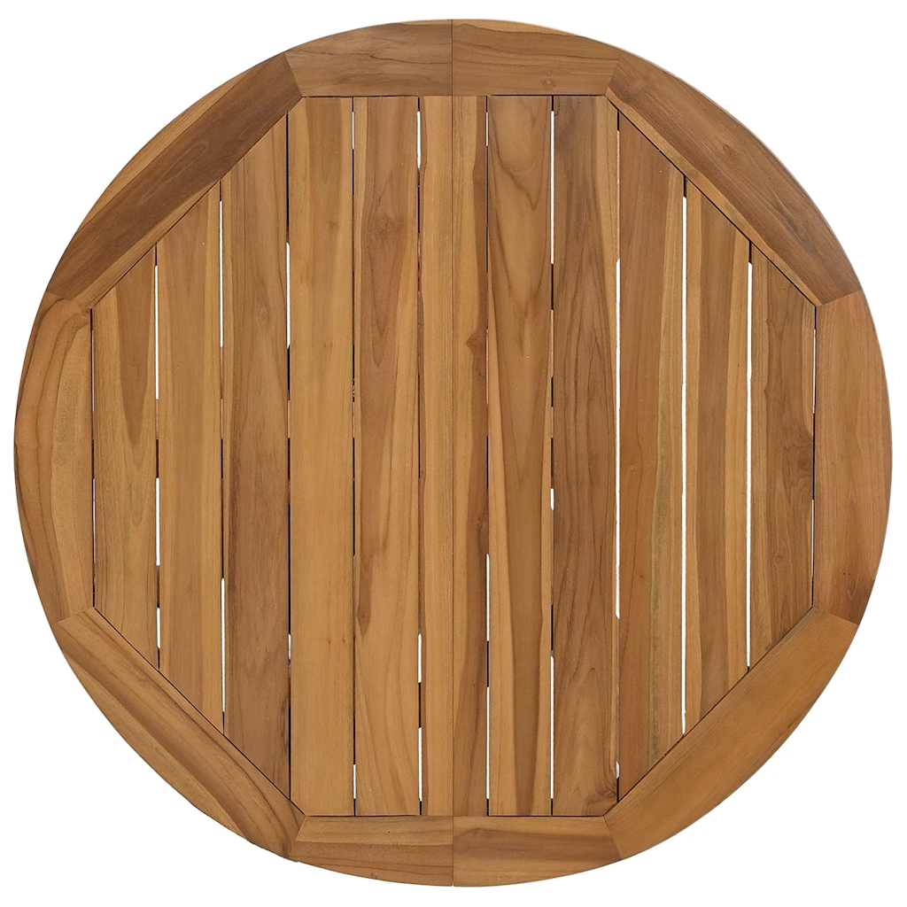 Vrtni stol Ø109x74 cm Masivno tikovino