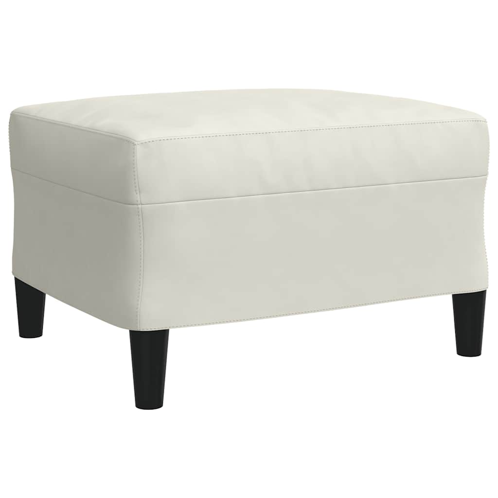 4-dijelni set sofa s jastucima krem baršunasti