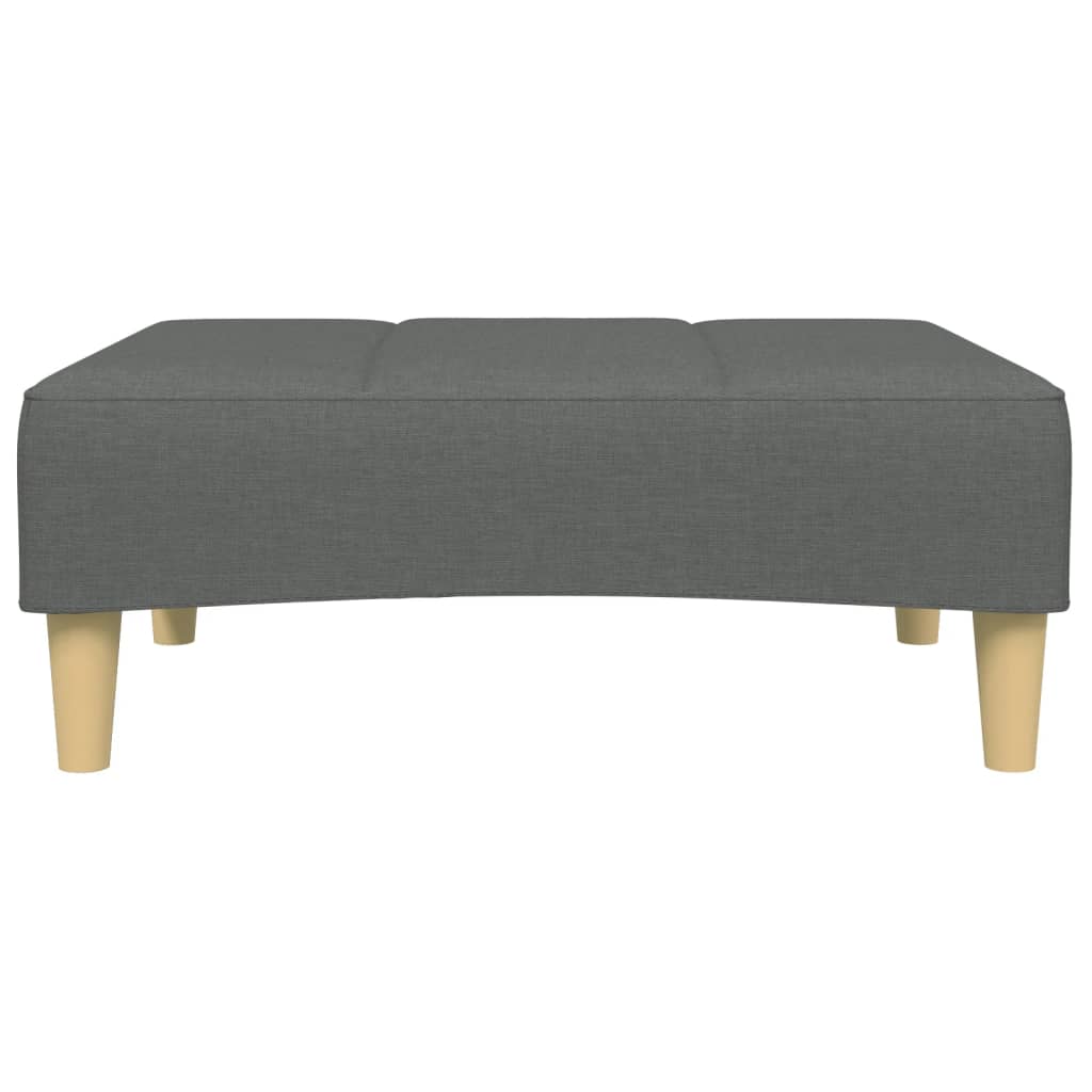 Tabure tamnosivi 77x55x31 cm od tkanine Siva