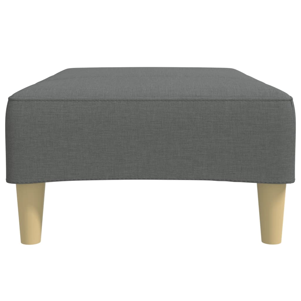 Tabure tamnosivi 77x55x31 cm od tkanine Siva