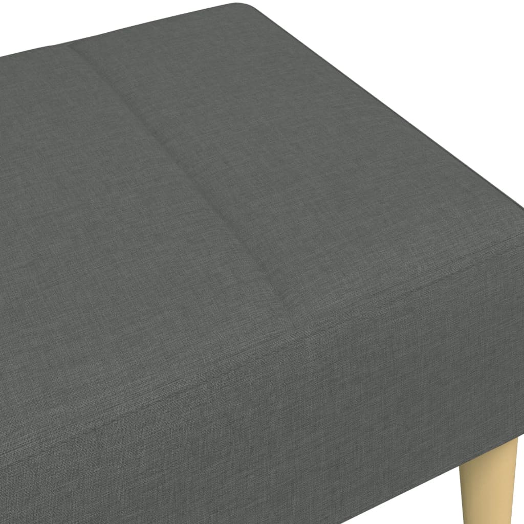Tabure tamnosivi 77x55x31 cm od tkanine Siva