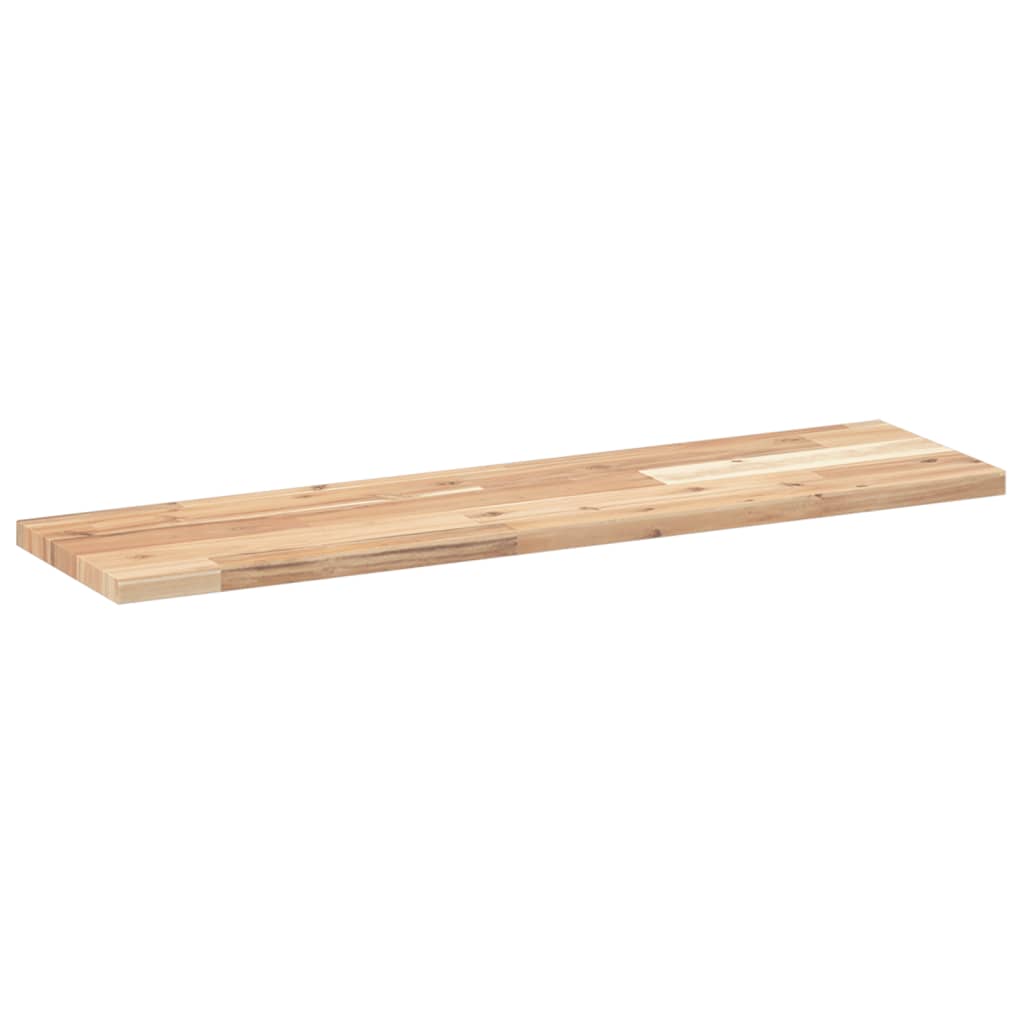 Plutajuće police 2 kom 100x20x2 cm Neobrađeno puno drvo akacije