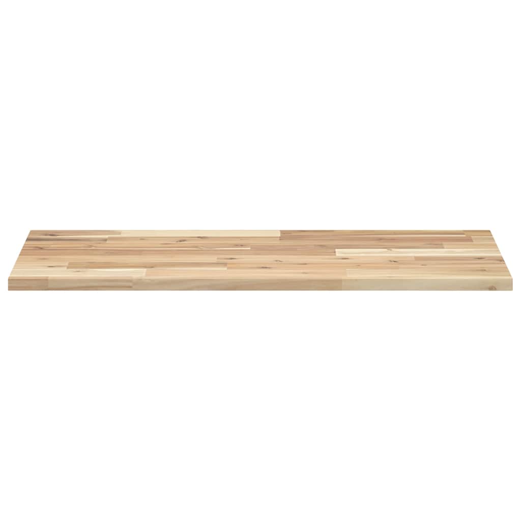 Plutajuće police 2 kom 80x40x2 cm Neobrađeno puno drvo akacije