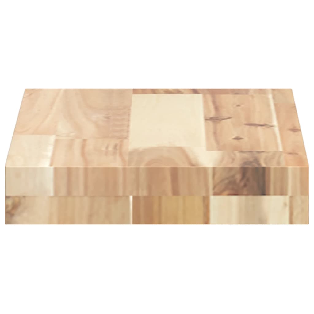 Plutajuća polica 40x20x4 cm Neobrađeno puno drvo akacije