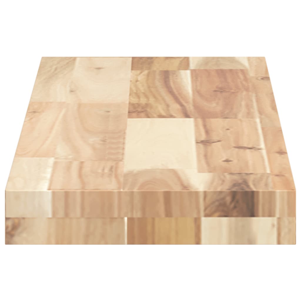 Plutajuća polica 80x20x4 cm Neobrađeno puno drvo akacije