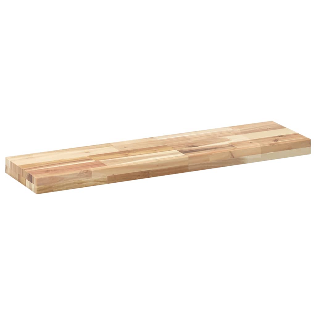 Plutajuće police 3 kom 100x20x4 cm Neobrađeno puno drvo akacije