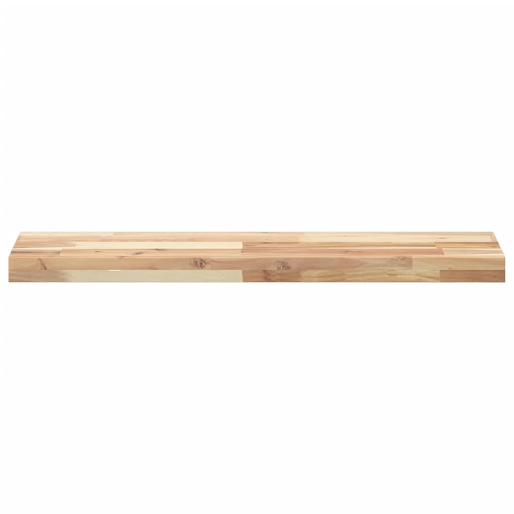 Plutajuće police 3 kom 100x20x4 cm Neobrađeno puno drvo akacije