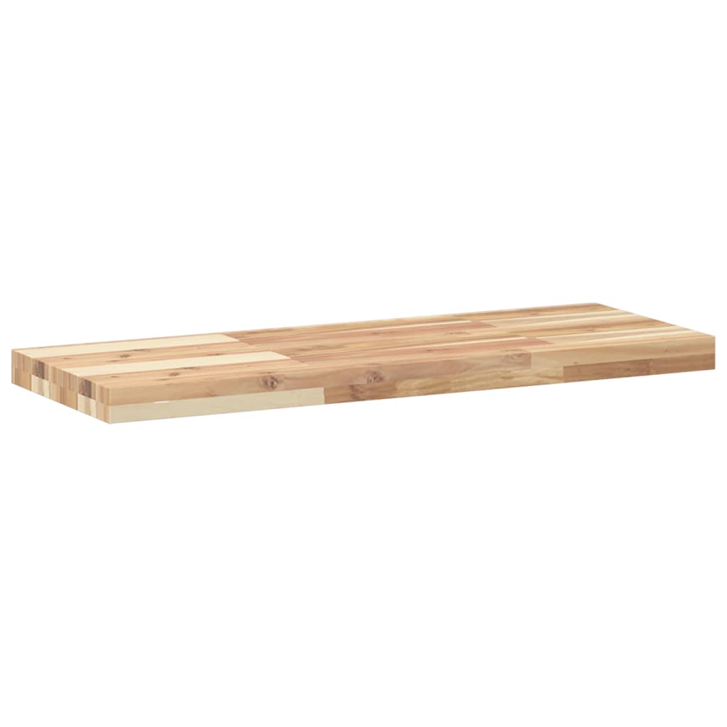 Plutajuće police 4 kom 100x30x4 cm Neobrađeno puno drvo akacije