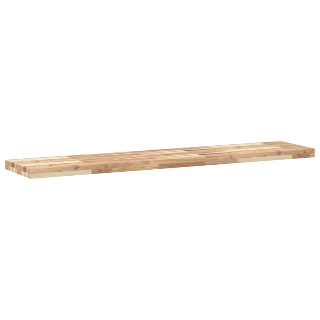 Plutajuće police 4 kom 120x30x4 cm Neobrađeno puno drvo akacije