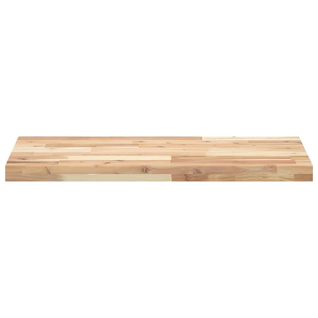 Plutajuća polica 80x40x4 cm Neobrađeno puno drvo akacije