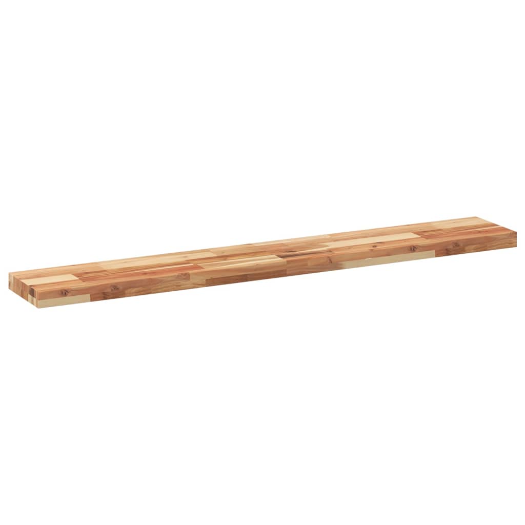 Plutajuće police 4 kom 120x20x4 cm Masivno drvo akacije s uljnim premazom